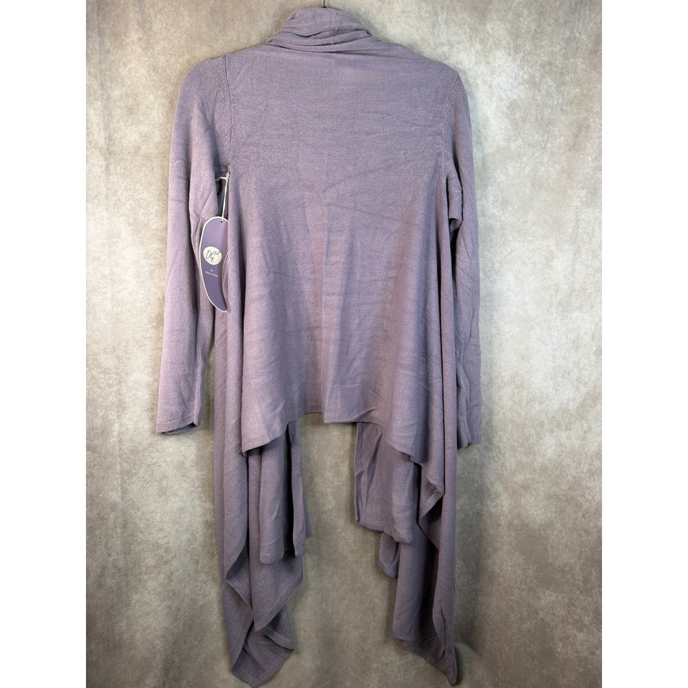 NWT DG2 by Diane Gilman Lavender Waterfall Cardigan Sweater Women's Size L - Picture 3 of 6